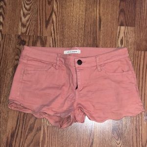 Women’s salmon Jean shorts